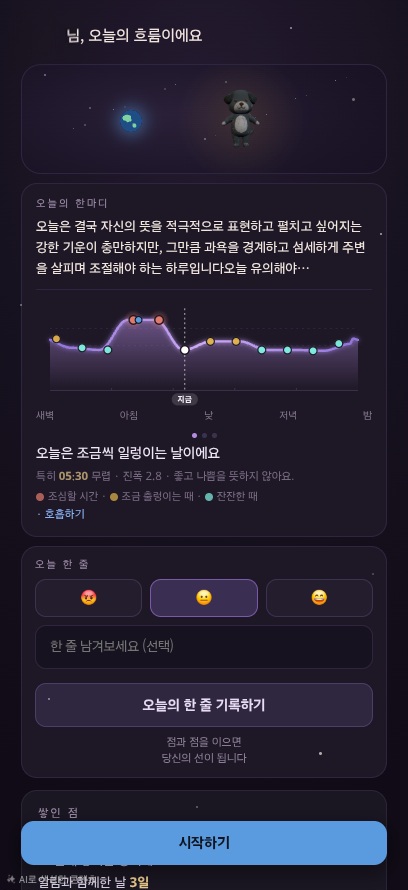 오늘의 흐름